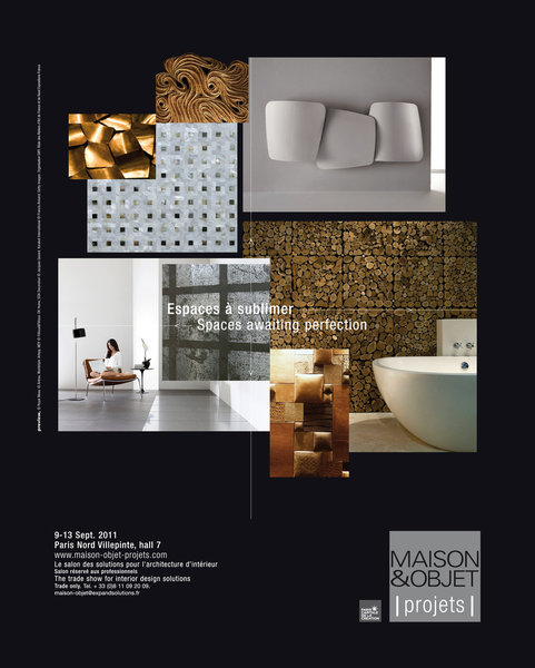 Maison & Objet projets partira à la recherche d’espaces à sublimer et proposera des solutions pour les architectes d’intérieur sous le label « Special Archi.designer ».