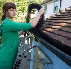 Simplicité de pose d'u hérisson pour la gouttière