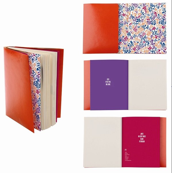 « Cent pages blanc d’Ich&Kar » est une collection de carnets sosies des livres Questionnaires par Max Frisch et La ville de Frans Masereel. Les N°1 et N°2 sont deux carnets vierges édités par Cent pages en série limitée à 250 exemplaires et numérotés, 300 pages papier bible.