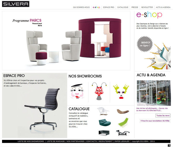 L'accueil du site est élaboré de façon à diriger les internautes sur des plateformes personnalisées, selon leurs aspirations et les produits susceptibles de répondre de manière adéquate à leurs attentes.