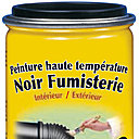 La peinture Veraline pour protéger le noir fumisterie, est spécialement formulée pour résister à des températures allant jusqu'à 150 °C. 11,65 euros TTC.