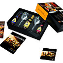 Coffret « Vivabox apéritif » composé de trois variétés de bières, deux verres ainsi que les recettes élaborées par Hélène Darroze.