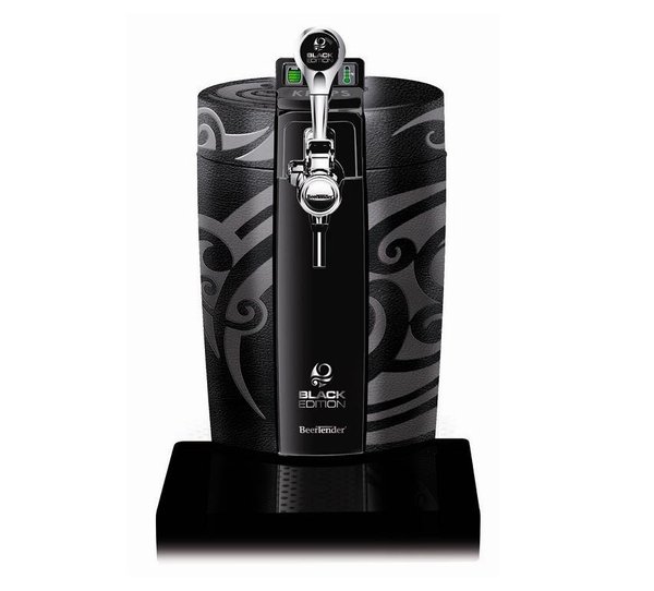 Nouvelle venue dans les systèmes pression Beertender, la Black Edition en cuir.