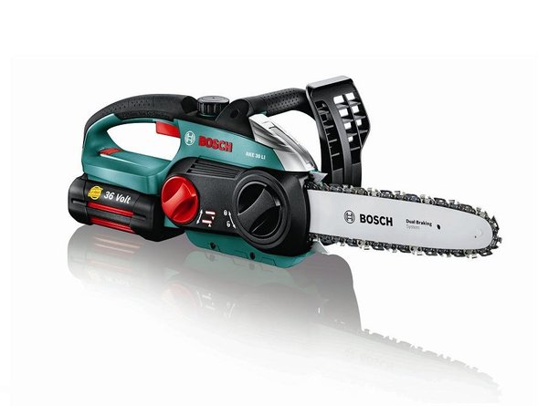 Simplicité d'utilisation pour la tronçonneuse électrique  Bosch AKE 30 LI  que vous utiliserez 1 heure 30 en continu