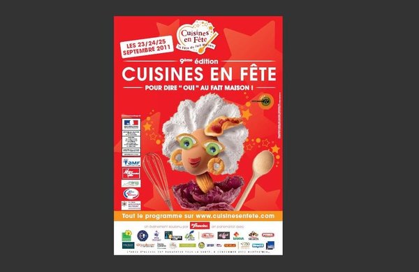 La 9ème édition de Cuisines en fête réaffirme le "oui" au fait maison à travers le thème de la terre