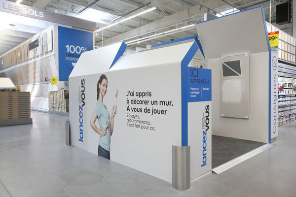 Un constat qu’entend bousculer Castorama avec des espaces dévolus à l’initiation.