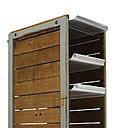 Meuble de rangement de l’immeuble Air France de Brazzaville désigné par Charlotte Perriand.