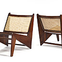 Chauffeuses kangourou de Chandigarh désignées par Pierre Jeanneret.