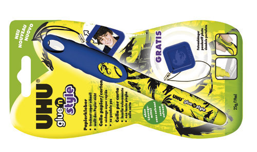 Glue'n Style bleu, le stylo colle pour les garçons