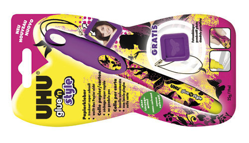 Glue'n Style mauve, le stylo colle pour les filles