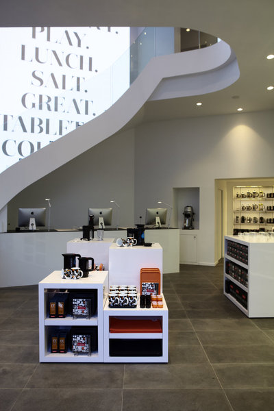 Le rez-de-chaussée de la nouvelle boutique