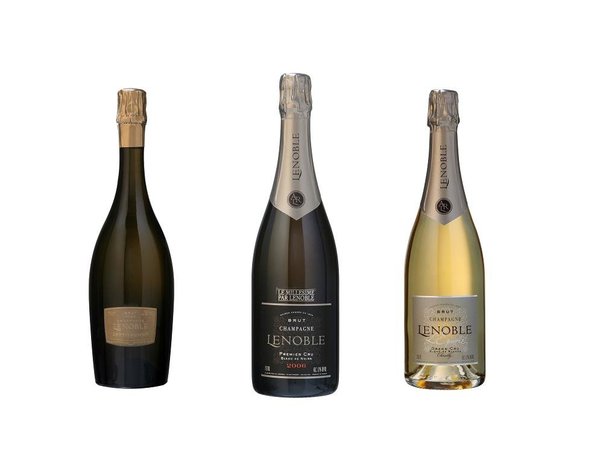 Les 3 champagnes dégustés: la Cuvée Gentilhomme , la Cuvée Premier Cru Blanc de Noirs et la Cuvée l’Epurée Grand Cru blanc de blancs. Un régal pour les papilles.