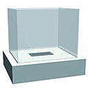 Alliance entre écologie et esthétisme pour cette cheminée en plaques de béton cellulaire.