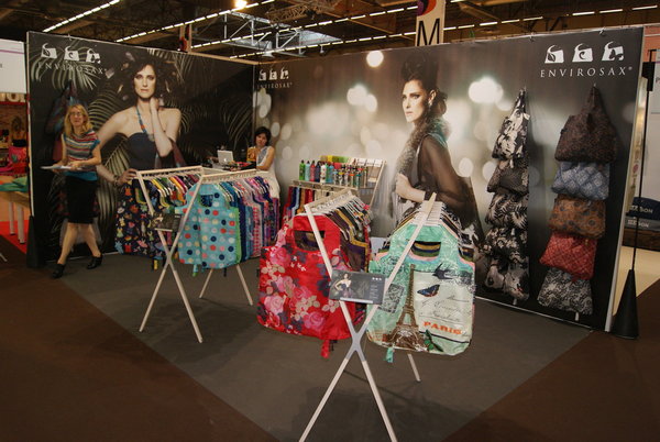 Le stand Envirosax à Maison & Objet