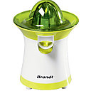 Un presse-agrumes électrique doté de 2 cônes pour extraire le jus des citrons comme des pamplemousses. Système de rotation alternée. Capacité illimitée. Bec verseur stop-gouttes. 29 €. Presse-agrumes PAI-40V. Brandt.