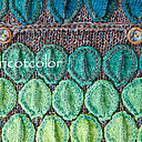 Feuilles tricotées - gros plan d'un sac © Tricotcolor