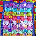 Sac multicolore et multipoints © Tricotcolor