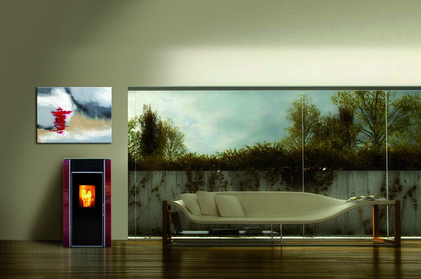 Compatibles avec l’équipement des maisons basse consommation grâce leur grande autonomie et  leur rendement optimisé, les nouvelles gammes de poêles à granulés (de 5,5 à 8 kW) jouent la carte de l’esthétique écolo ! Modèles Adèle, Antonella