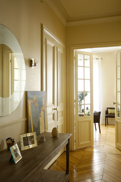 Couloir menant à la chambre.