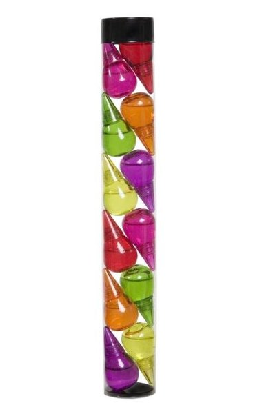 Un tube de 12 mini fioles d'eaux de vie assorties pour voir la vie en couleur, Kapsi