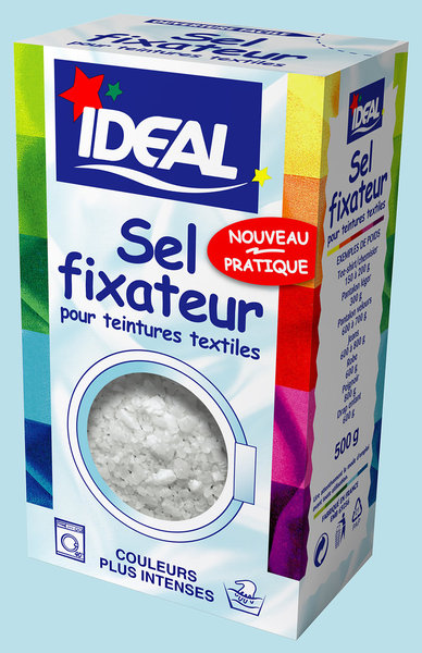 Le sel fixateur Ideal pour intensifier les couleurs.