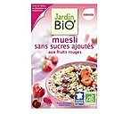 Retour aux vraies saveurs sans sucres ajoutés pour le muesli signé Jardin Bio’