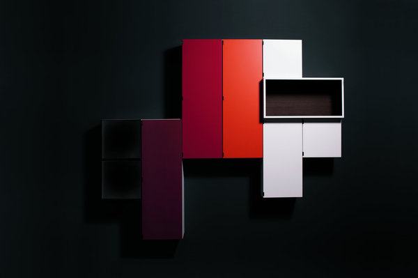 Une meuble géométrique pour les amateurs de design. Treves. Boffi.