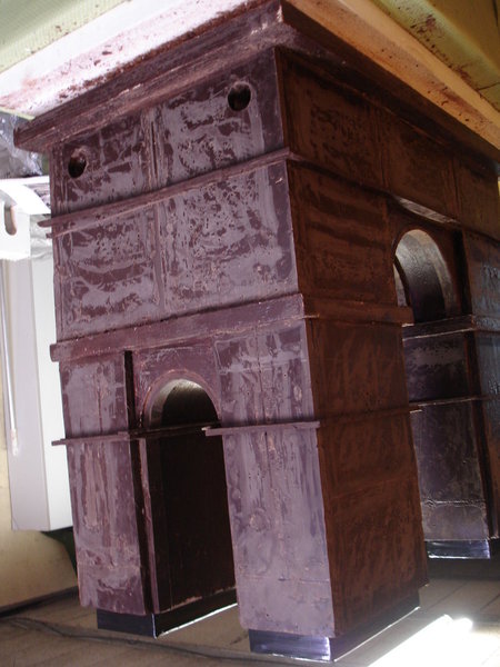 A ne pas rater lors du salon la composition de Léonidas, l’Arc de Triomphe parisien tout en chocolat !!!