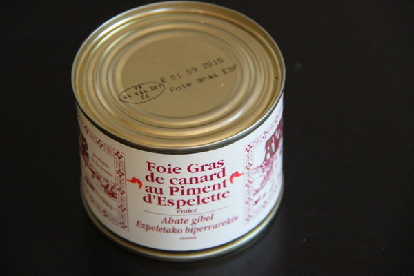 Bloc de foie gras au piment d'Espelette