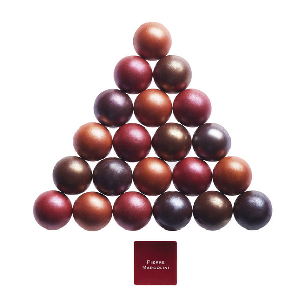 Pour décorer et à grignoter à la fin du dîner, boules Amstramgram