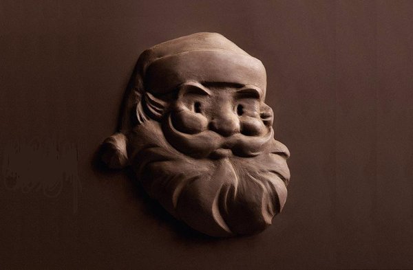 Un Père Noël tout chocolat