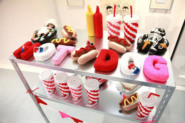 A manger et à boire - Buffet du collectif France Tricot - CFT