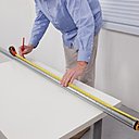 8- Reportez la largeur sur le tube