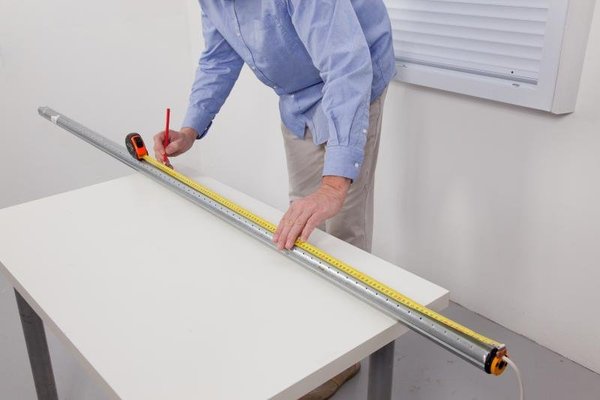 8- Reportez la largeur sur le tube