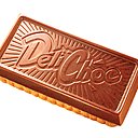 Lancé en 1957, le Délichoc: le biscuit est posé sur une épaisse tablette de chocolat et non l'inverse...