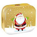 Un adorable père Noël orne pour la fin d'année la boîte Tea Time