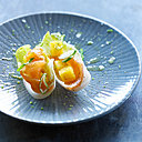 Mariez endive et poisson fumé au kaki persimon pour une fiesta à l'espagnole !