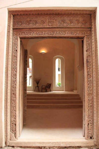 Portes en bois sculptées