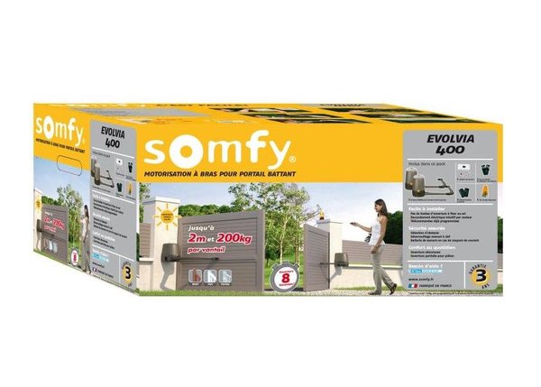 Exemple réalisé avec le pack 3D Evolvia de chez Somfy