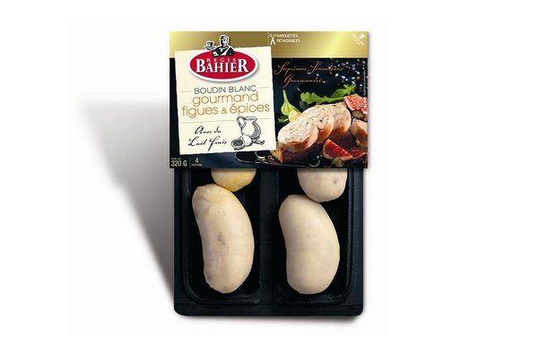 Nouveauté gourmande chez Bahier, le  Boudin Blanc aux figues & aux épices