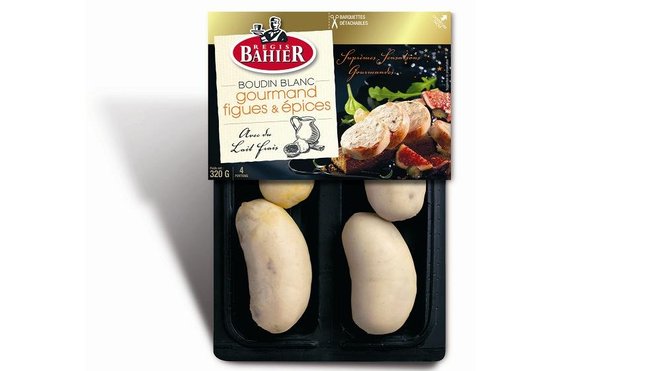 Nouveauté gourmande chez Bahier, le  Boudin Blanc aux figues & aux épices