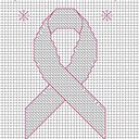 La grille du ruban rose mis à la disposition par sa créatrice... par l'intermédiaire d'Emma la blogueuse DMC