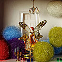 Boules de Noël  toutes douces avec des laines  brillantes Anny Blatt