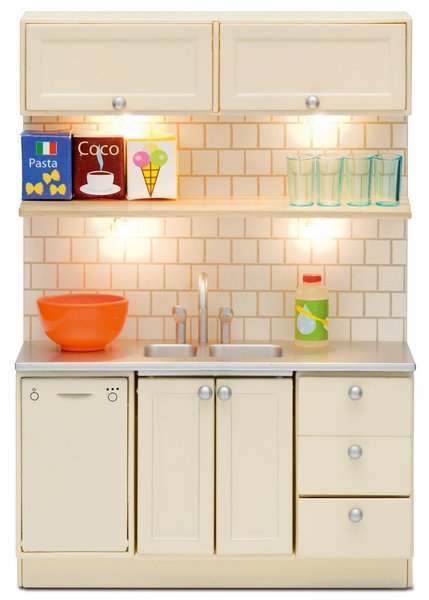 L'ensemble évier et lave-vaisselle comme les grands.