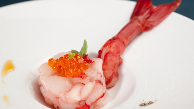 La carte est inégale mais certains plats sont particulièrement réussis à l'instar des gambas en tartare La carte est inégale mais certains plats sont particulièrement réussis à l'instar des gambas en tartare