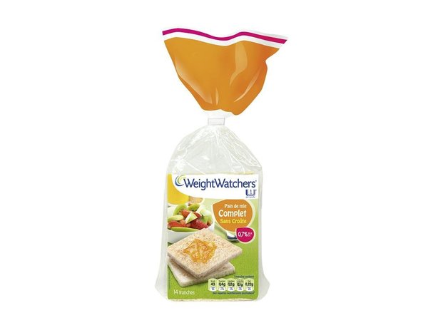Sans croûte, le nouveau pain de mie Weight Watchers est idéal pour les régimes: léger et rassasiant.