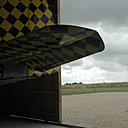 L'avion du propriétaire attend sagement l'heure du prochain vol.