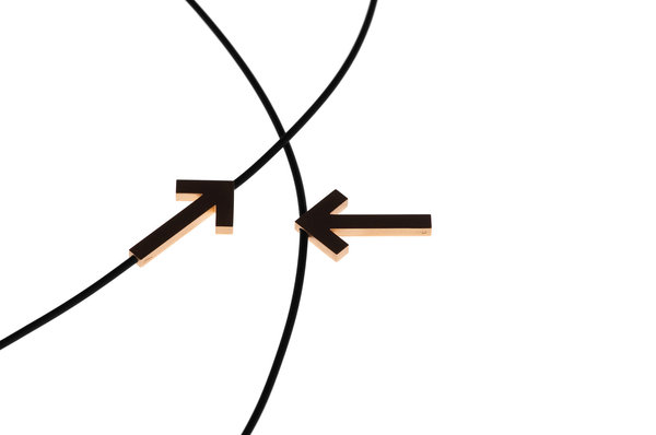 Bracelette colar- bracelet collier en or rose 22 carats