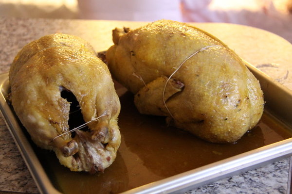 Canettes dorées au four vapeur