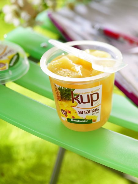 Pour un instant exotique, la Kup d'ananas frais vous envoûtera.